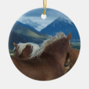 Search for equine christmas tree decorations Snow