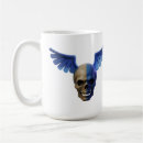 Search for winged skull mugs Gothic