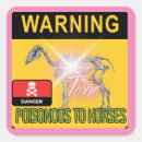 Search for poison warning stickers Danger