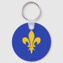 Search for fleur de lis key rings Heraldry