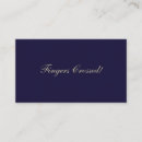 Search for ticket business cards Navy blue
