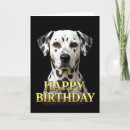 Search for dalmatian birthday cards Dog