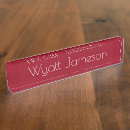 Search for acrylic name plates Red