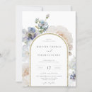 Search for blue floral border wedding invitations Boho