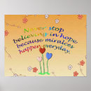 Search for miracles happen posters Hope