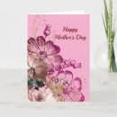 Search for vintage pink roses mothers day cards Elegant