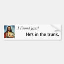 Search for trunk bumper stickers Jesus