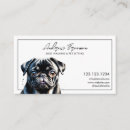 Search for pug business cards Veterinary