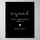 Search for reserved seating signs Black and white