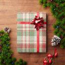 Search for red and white plaid wrapping paper Farmhouse