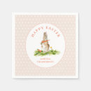 Search for vintage easter bunny napkins Watercolor