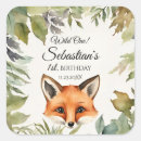 Search for wild fox stickers Woodland