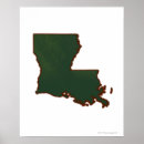 Search for louisiana state map posters Topography
