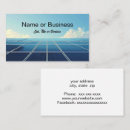 Search for clean energy business cards Solar panel