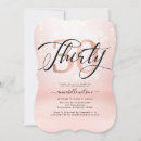 Search for blush pink birthday invitations Script