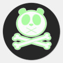 Search for adorable pandas stickers Green