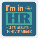 Search for funny office stickers Human resources