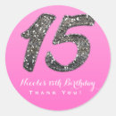 Search for fifteen stickers Birthday