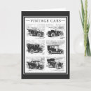 Search for old car cards Black and white