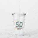 Search for 50th birthday tumblers Typography