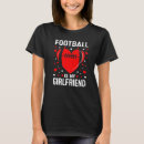 Search for football girlfriend tshirts Heart