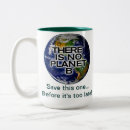 Search for environmental awareness mugs Save the planet