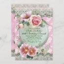 Search for luncheon birthday invitations Pink