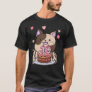 Search for birthday cake cat tshirts Holding