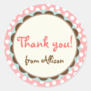 Search for pink dots baby shower stickers Girly