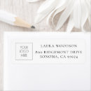 Search for with logo return address labels Simple