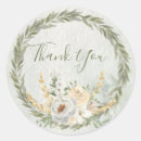 Search for seasonal thank you stickers Elegant