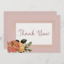 Search for peach thank you cards Gold
