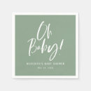 Search for shower napkins Sage green