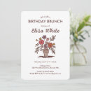 Search for rustic floral birthday invitations Modern