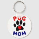 Search for pug dog key rings Pugs