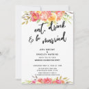 Search for eat drink and be married invitations Casual