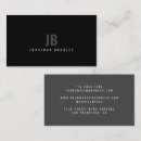 Search for monogram logo business cards Consultant