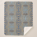 Search for tribal geometric blankets Blue