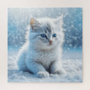Search for christmas kittens puzzles Snow