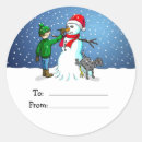 Search for snowman tag stickers Fun