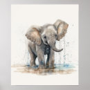 Search for jungle nursery posters Elephant