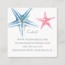 Search for starfish business cards Modern