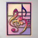 Search for music symbols posters Sound