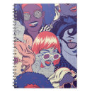 Search for pop art girl notebooks Background