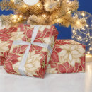 Search for red gold christmas wrapping paper Flowers