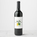 Search for limoncello wine labels Watercolor