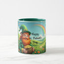 Search for cute leprechaun mugs Rainbow