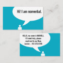 Search for autistic business cards Nonverbal