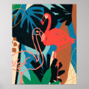 Search for flamingo posters Palm leaves