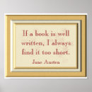 Search for jane austen art Quotes about reading